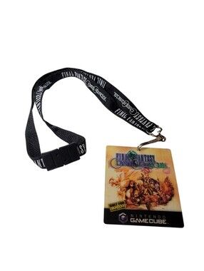 Final Fantasy Crystal Chronicles Promo Display Lanyard Nintendo Gamecube